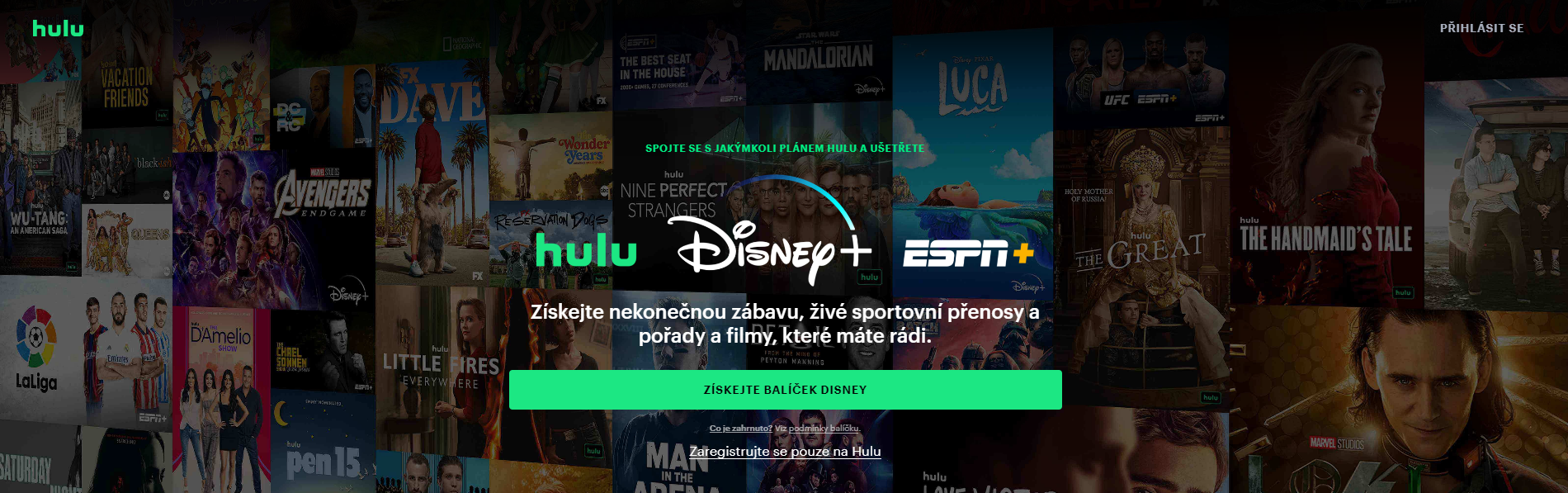 Hulu přes VPN v Česku